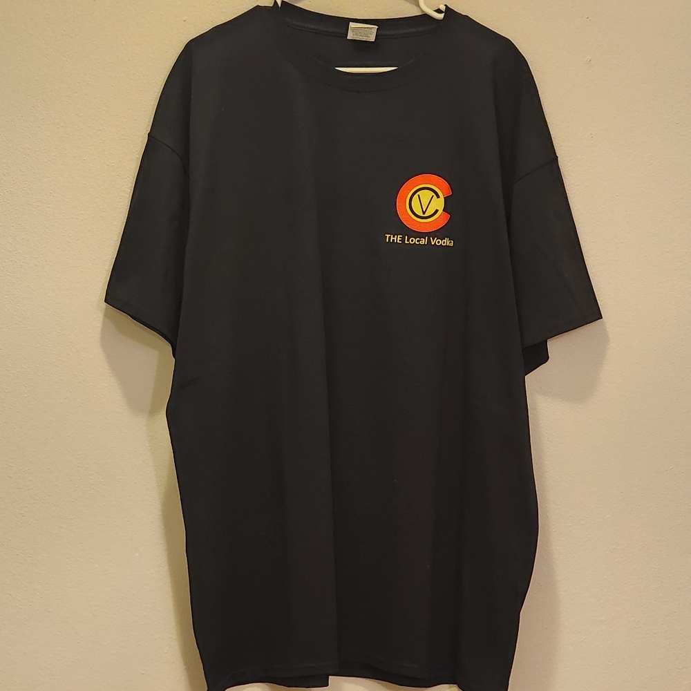 Black "Colorado Vodka Company T-shirt"